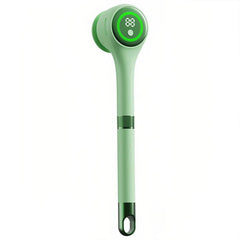 Rechargeable Electric Shower Body Scrubber with Long Handle – Waterproof Spin Bath Brush with 5 Replaceable Heads, 3 Speed Modes & USB Charging