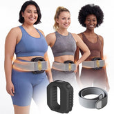 Portable Dual-Ring Electric Fascia Massager Belt – Body Slimming, Fat Burning & Deep Muscle Relief