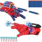 Disney SpiderMan Hero Launcher Rotating Spider-Man Launcher Soft Bullet Gun Suction Cup Ejection Toy Children's Birthday Gift Spider Web Shooterm, Spider Hero Cosplay Costume Prop Launcher Wrist Toy Gift
