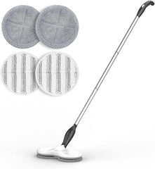 SKYMEN Trapeador eléctrico giratorio inalámbrico, limpiador y pulidor de pisos de madera para pisos duros y baldosas