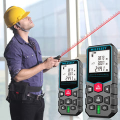 Cinta métrica láser Mileseey X5 S6, medidor de distancia láser profesional, telémetro láser Trena, medidor de distancia láser