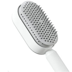 Dawndesslo Self Cleaning Hair Brush for Women One-key Self Cleaning Hair Loss Airbag Massage Scalp Comb Anti-Static Hairbrush