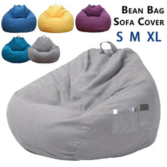 Funda de sofá grande y pequeña, sin relleno, de lino, para tumbonas, puf, tatami, para sala de estar y dormitorio