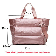 Bolsa para esterilla de yoga, bolsa de gimnasio para mujer, bolsa de deporte para fitness, bolsa de viaje de gran capacidad, bolsa de almacenamiento con cremallera, bolsa de invierno para mujer, paquete seco y húmedo