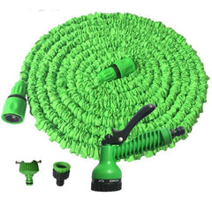 Manguera de agua telescópica extensible, multifuncional, ligera y duradera de 25F/50F/75F/100F, pistola de limpieza de alta presión multiusos para jardinería doméstica.