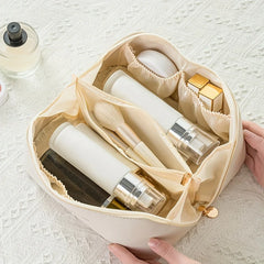 Organizador de maquillaje, neceser femenino, estuche de maquillaje, estuche de almacenamiento, estuche de lujo para mujer, neceser, bolsa organizadora de viaje con cremallera.