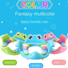 Asiento de inodoro para bebé, orinal seguro para niños con reposabrazos para niñas y niños, asiento de entrenamiento para ir al baño, cojín para orinal de viaje al aire libre