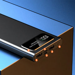 Banco de energía Xiaomi de 200.000 mAh y 120 W, batería de carga ultrarrápida, alta capacidad, pantalla digital, para iPhone, Samsung y Huawei.