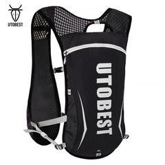 Mochila UTOBEST para trail running de 5 l, ultraligera, transpirable y funcional, ideal para maratón, ciclismo y senderismo.
