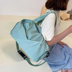 Bolsa deportiva para gimnasio para mujer, bolsa de viaje seca y húmeda, bolso de mano multifunción para natación, bolso de hombro para fin de semana, bolsa de deporte para fitness, zapatos de yoga, mochila de día.