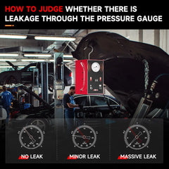 Máquina de humo automotriz ANCEL S200 con bomba de aire integrada, comprobador de fugas de la máquina de humo Evap, detector de fugas de vacío profesional para automóviles, motocicletas, camiones, vehículos todo terreno, furgonetas