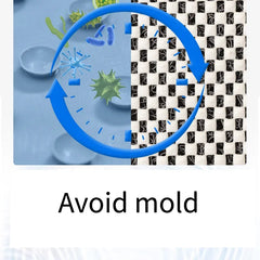 Alfombrilla antideslizante para bañera, alfombrilla de ducha antideslizante, alfombrillas de secado rápido, alfombrilla para pies, alfombrilla antideslizante para bañera, suelo, baño, cocina, hogar, hotel (blanco, 60 x 90 cm)