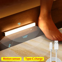 Luces nocturnas LED inalámbricas con sensor de movimiento para dormitorio, baño, escalera, armario, habitación y pasillo.