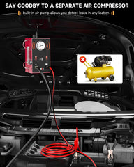 Máquina de humo ANCEL S300 con bomba de aire integrada para automóviles, comprobador de fugas EVAP con manómetro y caudalímetro, detector de fugas inodoro para máquinas de humo, comprobador de humo al vacío para automóviles, furgonetas y camiones.