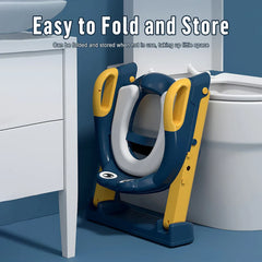 Asiento de entrenamiento para ir al baño portátil y plegable AnGku, higiénico, cómodo y ajustable, perfecto para el entrenamiento de niños pequeños para ir al baño.