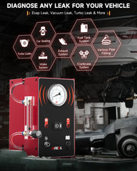 Máquina de humo ANCEL S300 con bomba de aire integrada para automóviles, comprobador de fugas EVAP con manómetro y caudalímetro, detector de fugas inodoro para máquinas de humo, comprobador de humo al vacío para automóviles, furgonetas y camiones.