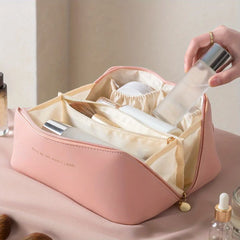 Organizador de maquillaje, neceser femenino, estuche de maquillaje, estuche de almacenamiento, estuche de lujo para mujer, neceser, bolsa organizadora de viaje con cremallera.