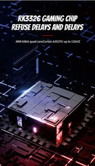 Consola de juegos portátil R36S de 3,5 pulgadas, estilo retro, con batería recargable incorporada, portátil