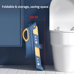 Orinal portátil para niños, inodoro, asiento de inodoro, orinal para niños, inodoro para bebés, inodoro plegable, taburete de escalón, inodoro de entrenamiento