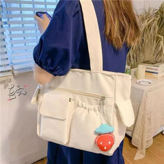 Bolso bandolera bonito para adolescentes, estilo kawaii, de nailon, para niñas