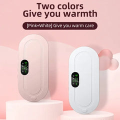 Almohadilla térmica menstrual, masajeador abdominal, cinturón inteligente Warm Palace, dispositivo de masaje vibratorio para la cintura, para aliviar los cólicos menstruales.