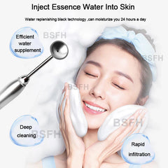 Máquina de belleza con burbujas de oxígeno mágico para limpieza facial, eliminación de ácaros, rejuvenecimiento facial, spa, salón de belleza