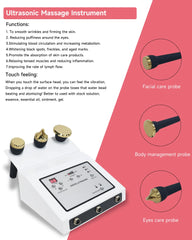 Máquina facial ultrasónica 3 en 1 para eliminar tatuajes, masajeador facial antienvejecimiento, micropluma de plasma para eliminar pecas, dispositivo de belleza.