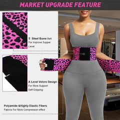 FeelGirl Waist Trainer Belt | Tummy Control Body Shaper with Triple Wrap