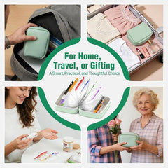 Waterproof Pill Pouch Set – 14 Color-Coded Reusable Pouches with Writable Labels
