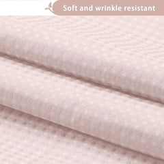 72 x 75 inch double-layer shower curtain shown on a standard rod