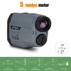 Telémetro láser para golf ARTBULL de 1000 m y 650 m, telescopio con pasador de inclinación y bloqueo de bandera, medidor de distancia para caza.