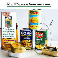 Compartimento de seguridad oculto, caja fuerte de desvío, latas de comida, escondite secreto, contenedor para ocultar, armario de cocina, dinero oculto, venta al por mayor