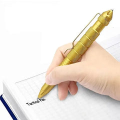 Bolígrafo táctico multifuncional para defensa personal al aire libre, con punta de acero de tungsteno B2, bolígrafo táctico de defensa EDC multifunción.