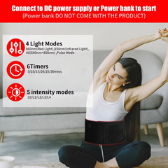 Rotlichttherapiegürtel