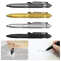 Bolígrafo táctico multifuncional para defensa personal al aire libre, con punta de acero de tungsteno B2, bolígrafo táctico de defensa EDC multifunción.