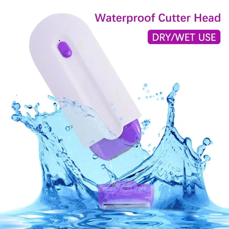 Depiladora portátil e indolora de tacto suave y sedoso, recargable, ideal para cualquier parte del cuerpo. Regalo perfecto para mujeres, Navidad y Día de la Madre.