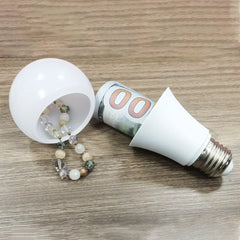 Bombilla secreta de visión, contenedor seguro para distracciones en el hogar, compartimento secreto de almacenamiento oculto