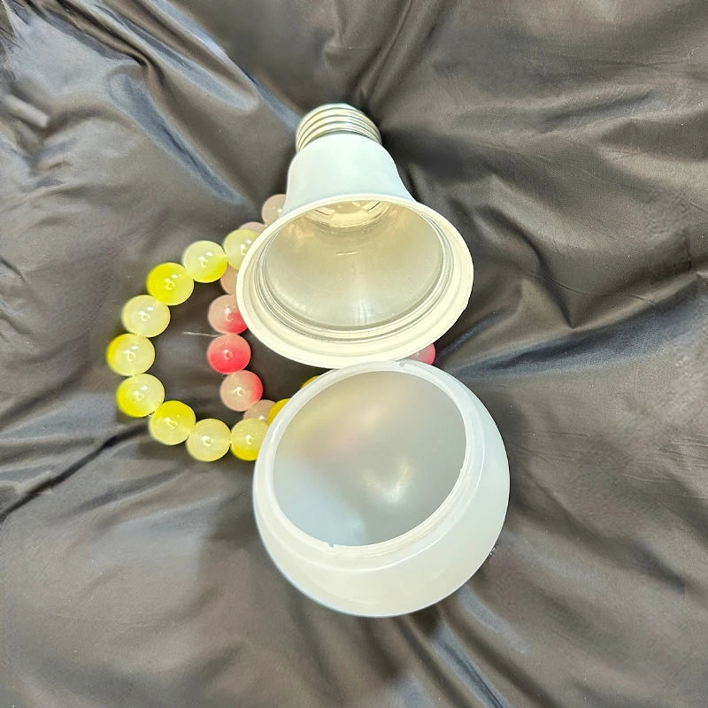 Bombilla secreta de visión, contenedor seguro para distracciones en el hogar, compartimento secreto de almacenamiento oculto