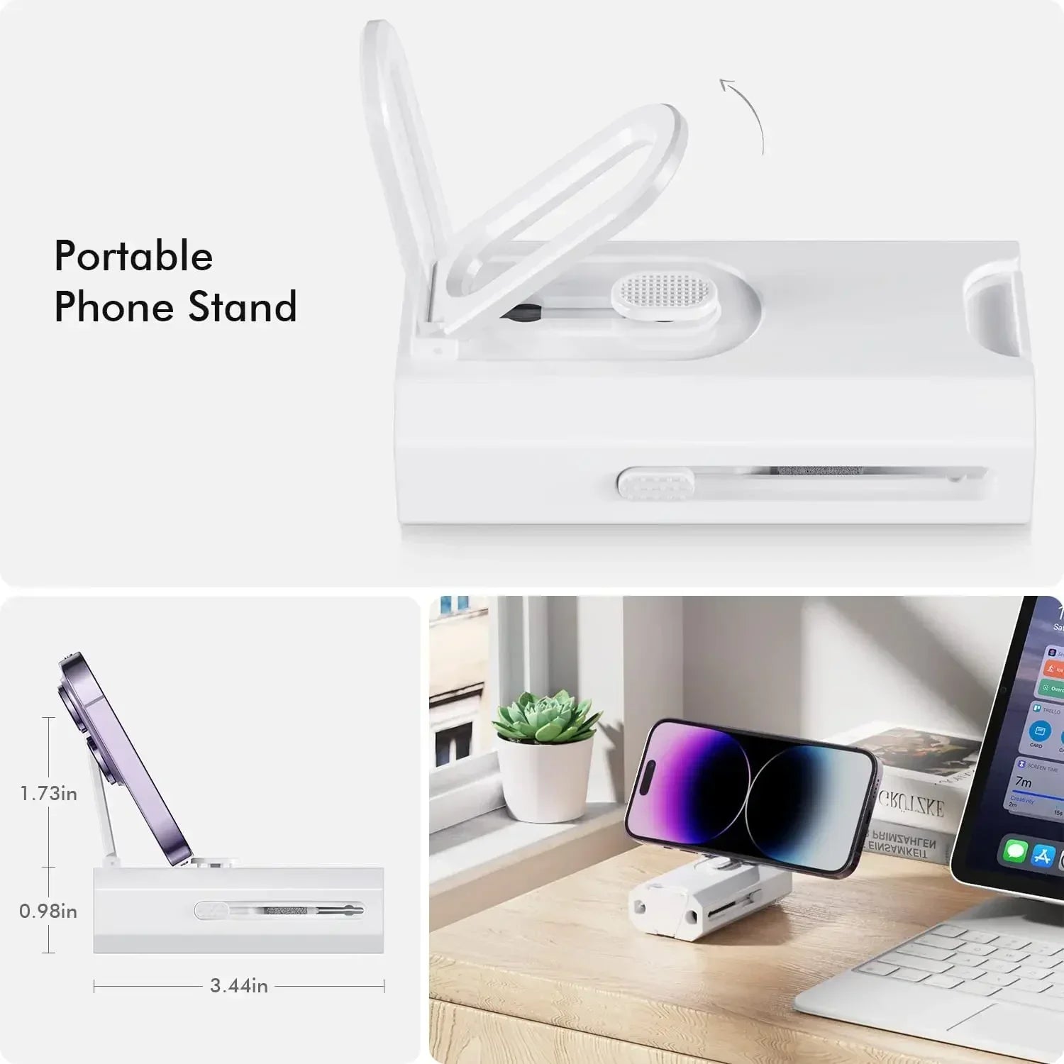 Kit de limpieza electrónica 8 en 1, limpiador de pantalla, cepillo de limpieza multifuncional para auriculares, teclado, portátil, teléfono, PC, monitor, cámara