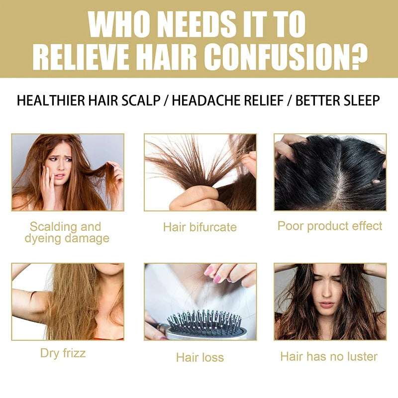 Gorro láser para regeneración capilar, reparación de daños, antifrizz y masaje del cuero cabelludo