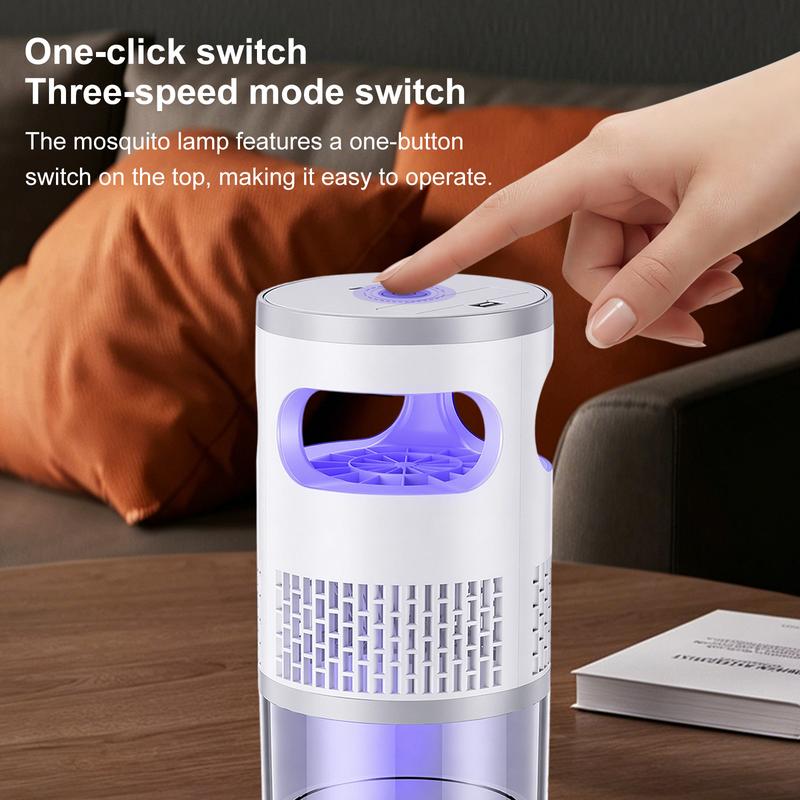 Indoor insect trap catching gnats, moths and fruit flies