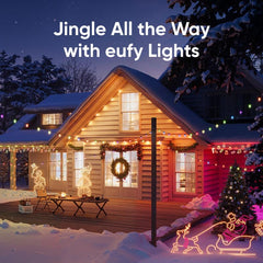 15m/30m/60m Smart Outdoor Eave Lights with App & Remote – Waterproof Permanent LED String Lights for Home, Garden & Festive Decor