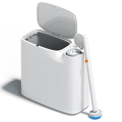 Disposable Toilet Brush Cleaning Kit with Long Handle & Replacement Heads – 360° Deep Cleaning WC Brush Set with Wall Mount Holder